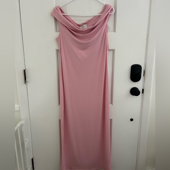 Reformation Jamen Knit Dress Size L Pink - Picture 3 of 9